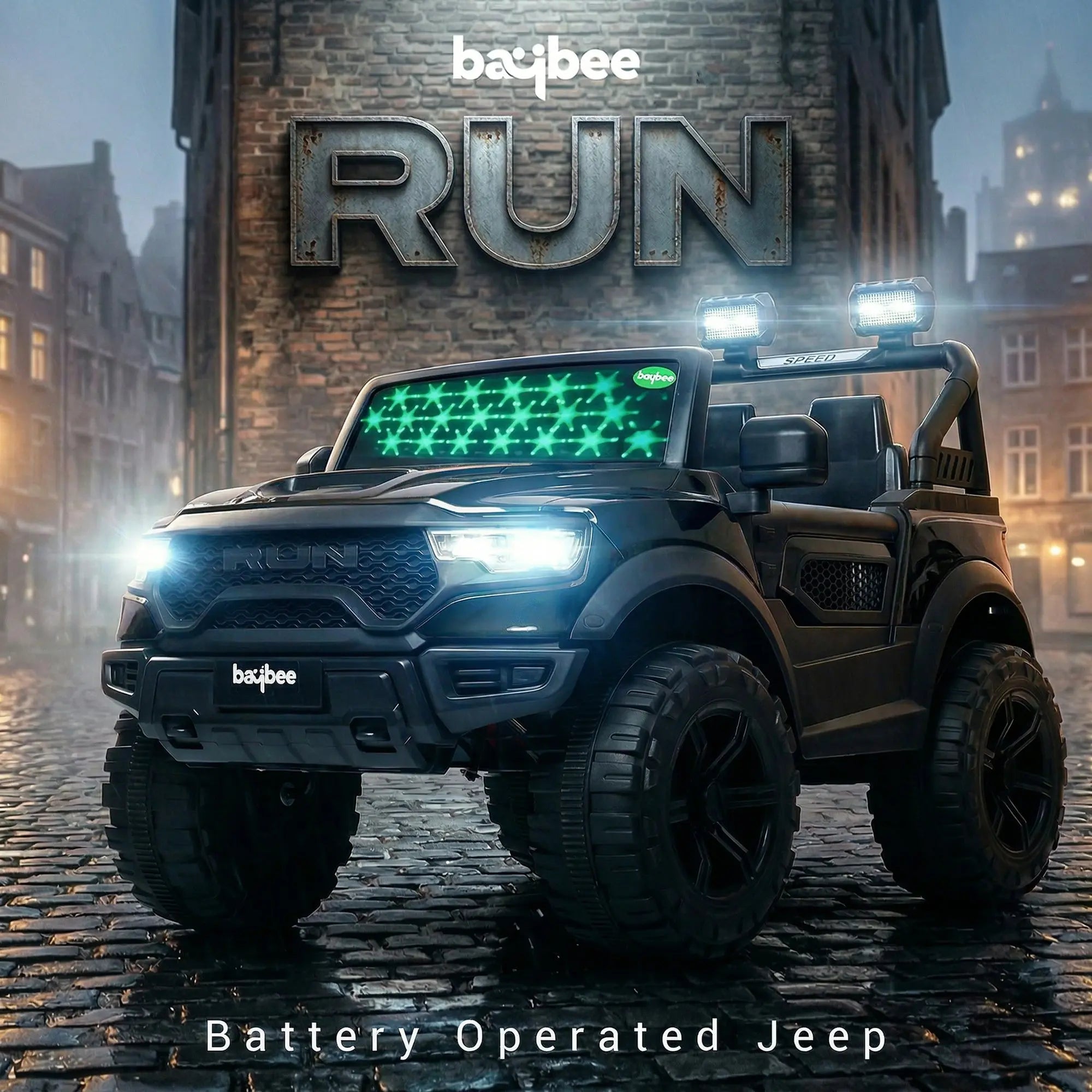 Baybee Run 4X4 Kids Battery Operated Jeep for Kids  (Painted) - Image 52