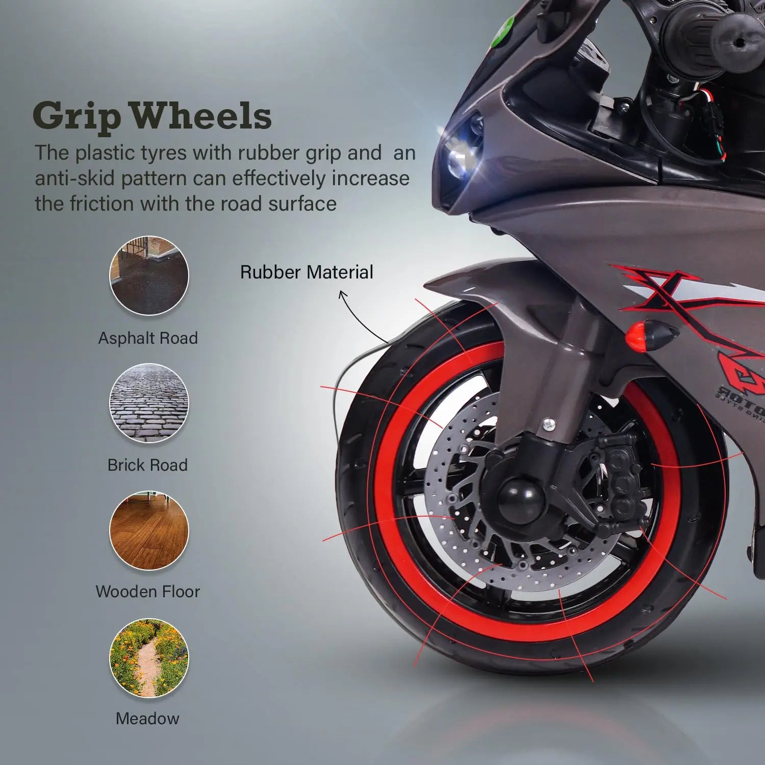 Baybee R7 Rechargeable Battery Operated Bike for Kids - Image 53