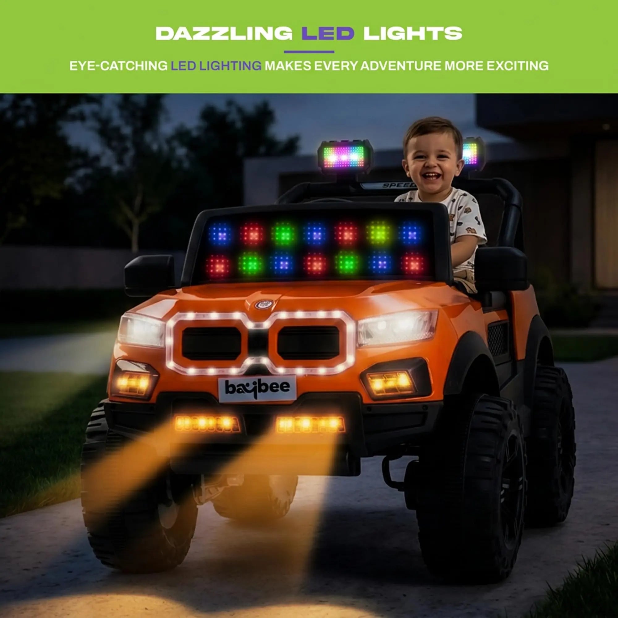 Baybee Bumpy 4×4 Battery Operated Jeep for Kids - Image 55
