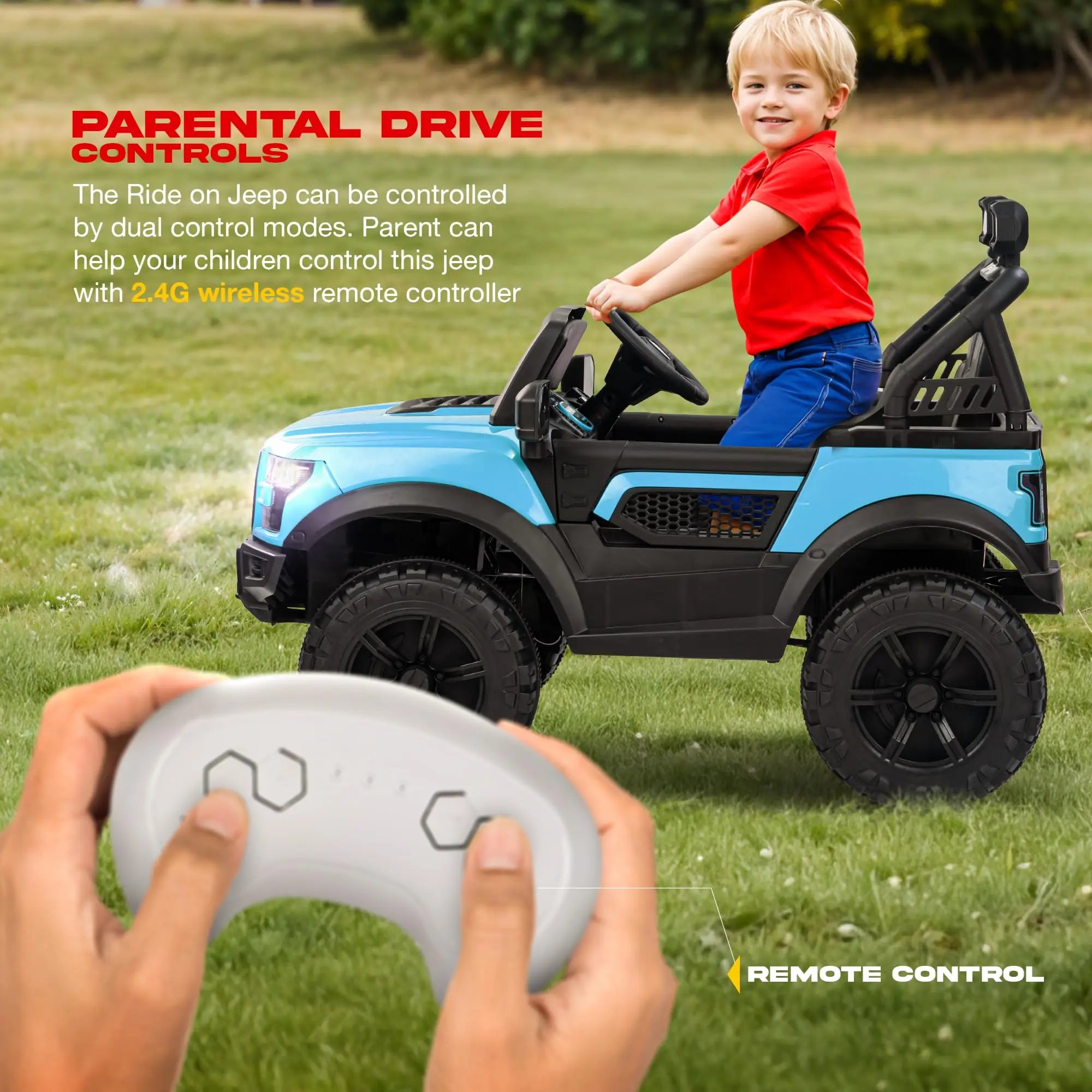 Baybee Bronco Battery Operated Jeep for Kids RGB Windshield Light & Music - Image 61