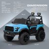 Baybee Bronco Battery Operated Jeep for Kids RGB Windshield Light & Music - Thumbnail Image 63