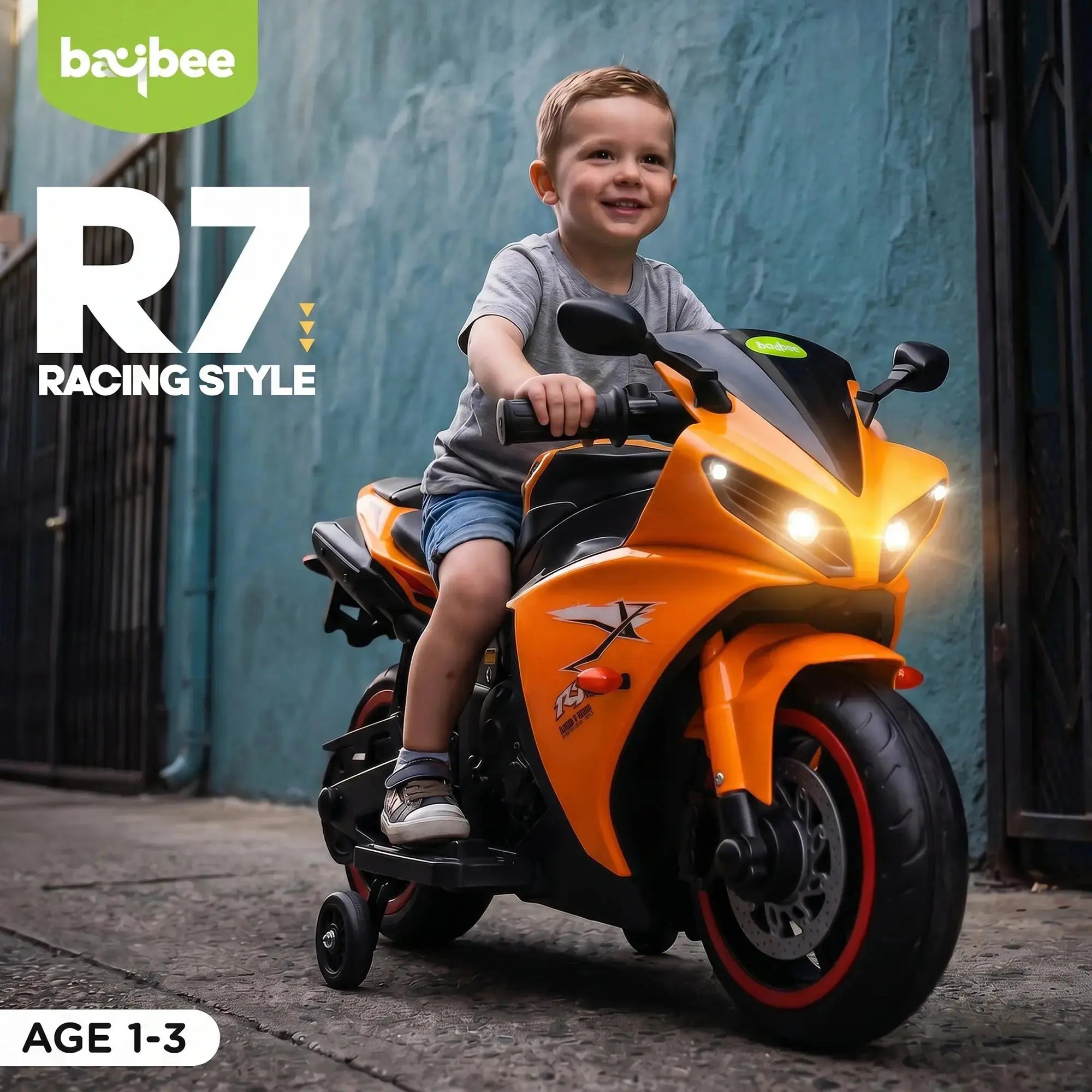 Baybee R7 Rechargeable Battery Operated Bike for Kids - Image 65