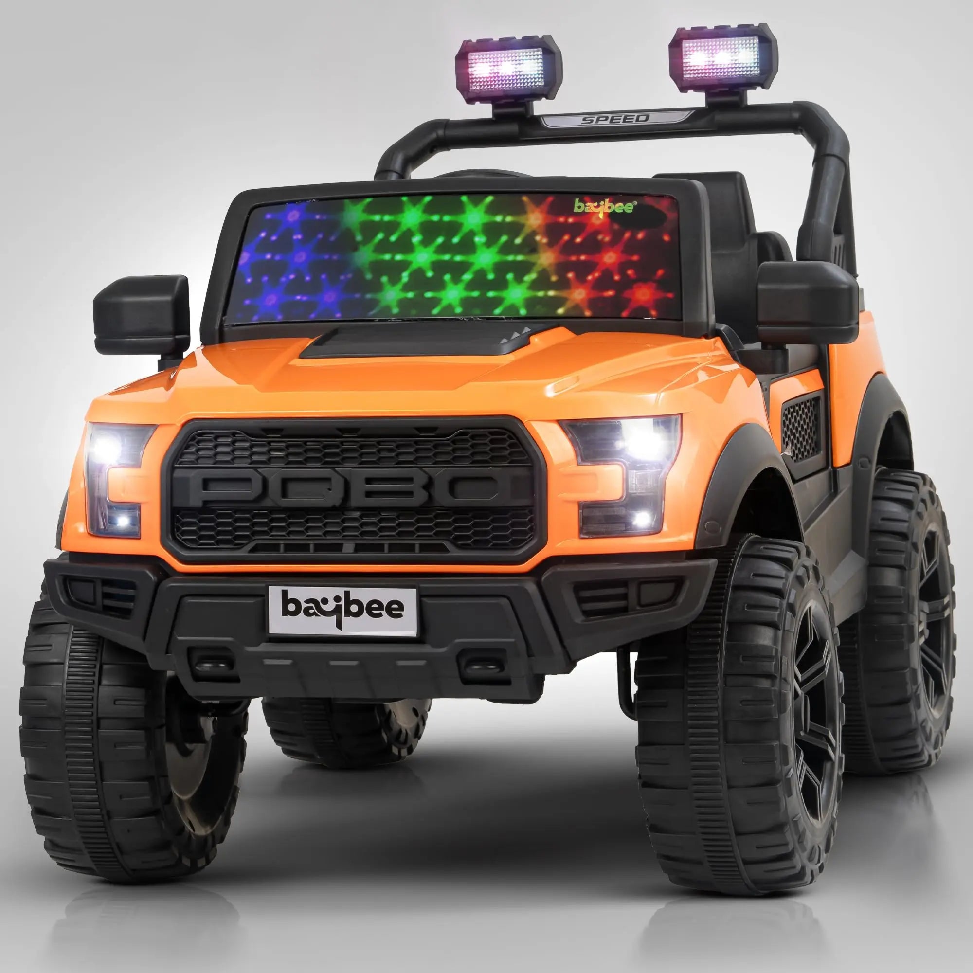 Baybee Bronco Battery Operated Jeep for Kids RGB Windshield Light & Music - Image 65