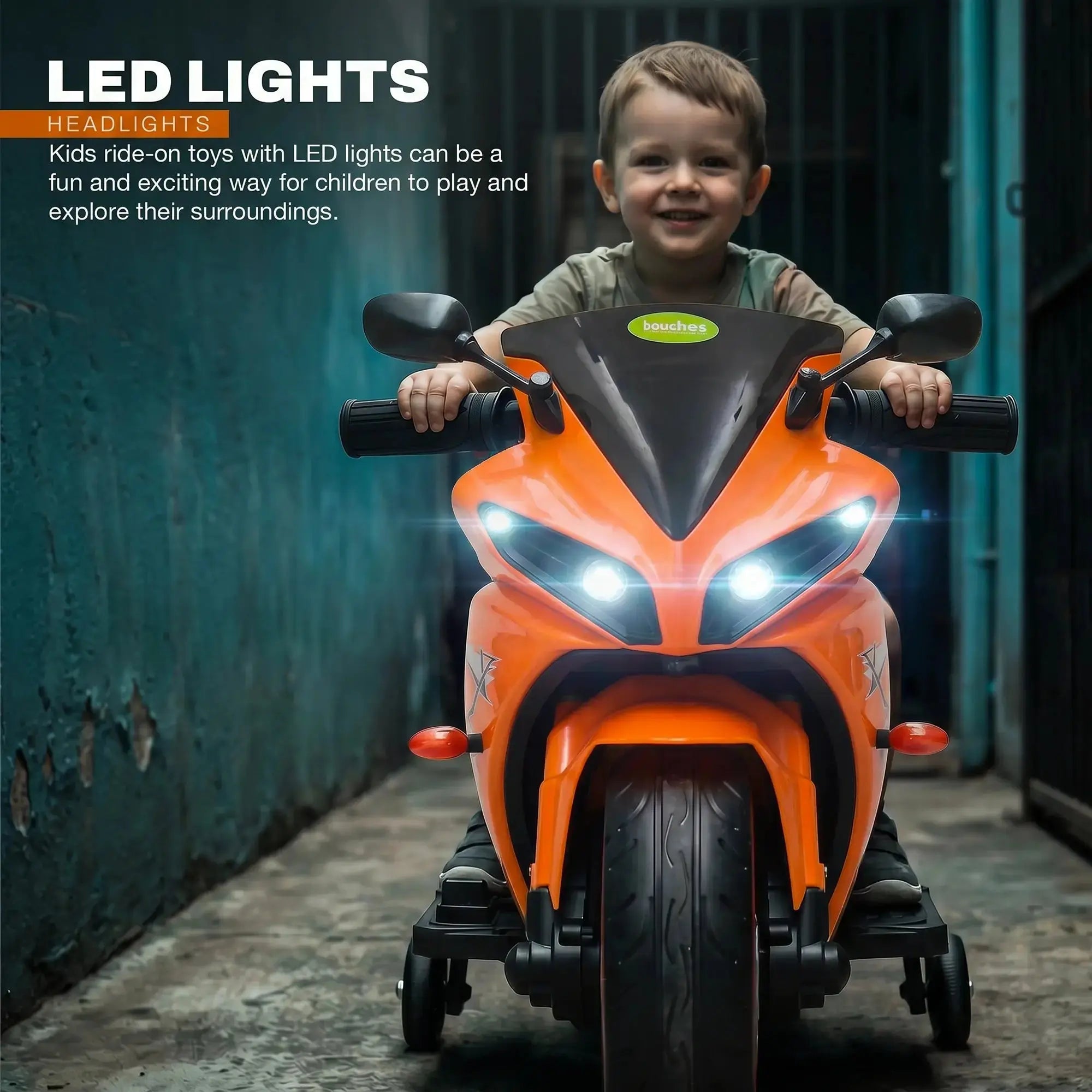 Baybee R7 Rechargeable Battery Operated Bike for Kids - Image 66