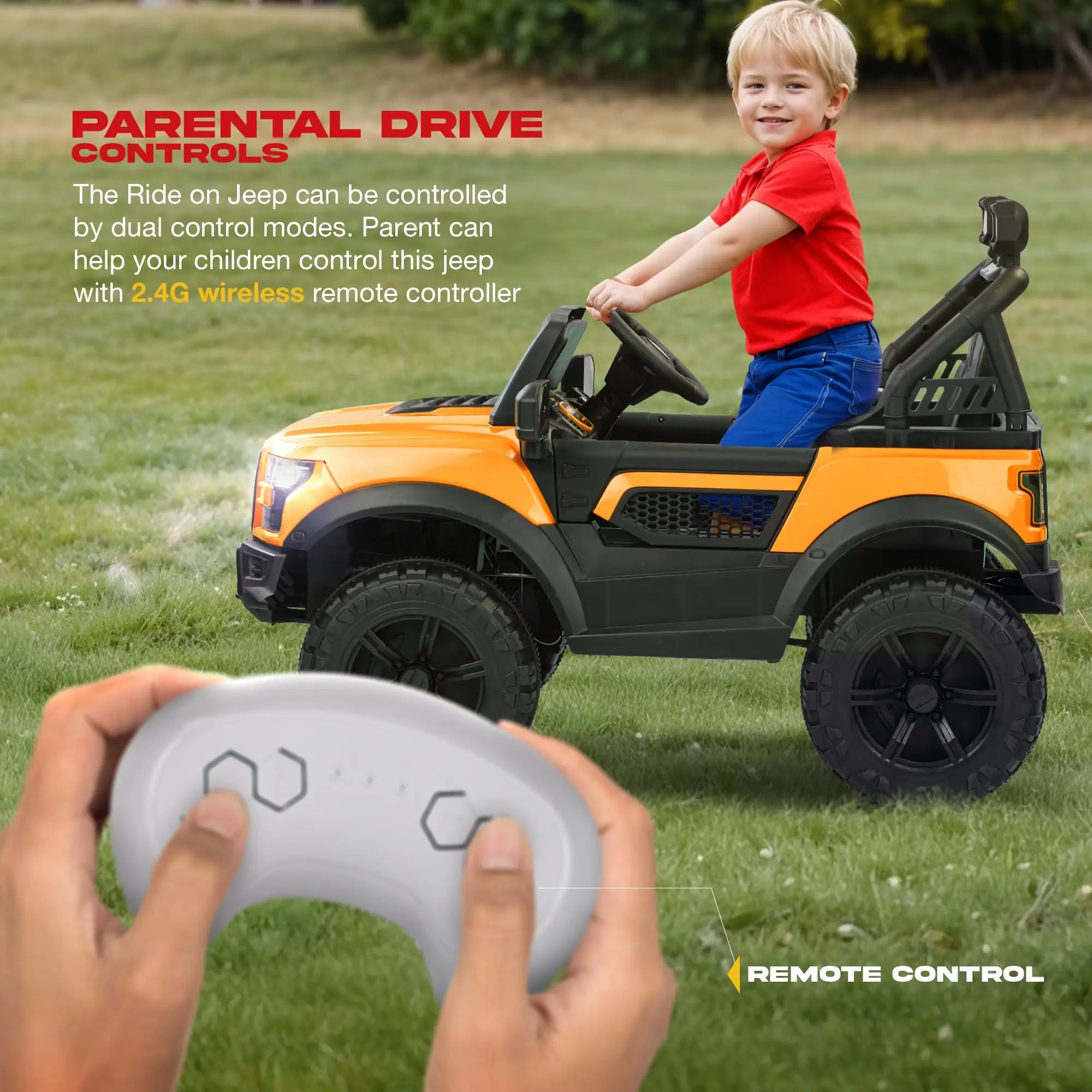 Baybee Bronco Battery Operated Jeep for Kids RGB Windshield Light & Music - Image 70