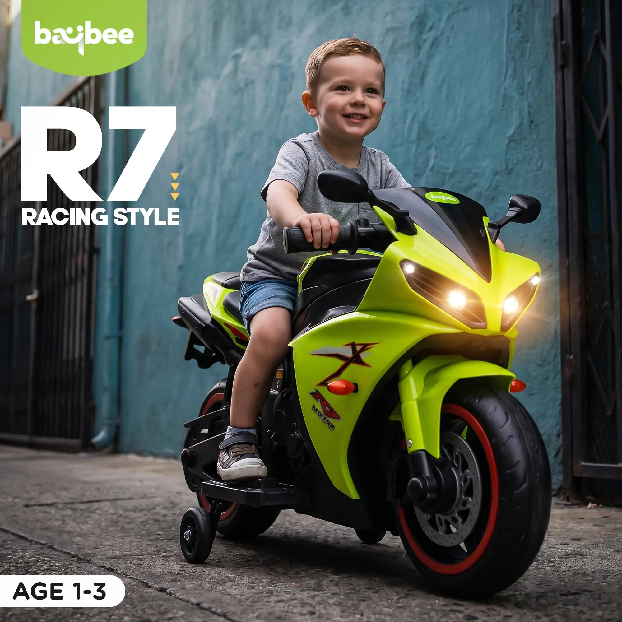 Baybee R7 Rechargeable Battery Operated Bike for Kids - Image 79
